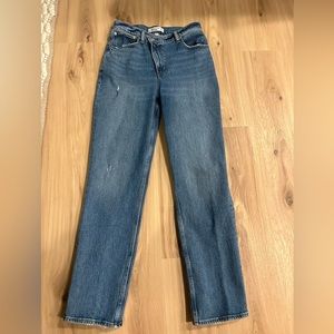 Abercrombie Curve Love Ultra High Rise 90s Straight Jeans